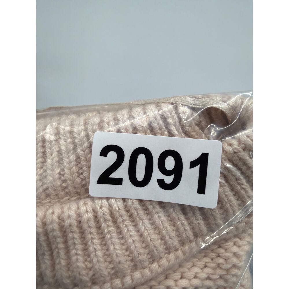 Chelsea & Theodore Sweater “inside out seams” Crewneck‎ Cream - M - Picture 10 of 10